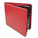BCW Supplies 12-Pocket Z-Folio LX Trading Card Albums, Red