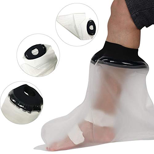 Wendysy Cast and Dressing Cover Cast Covers for Shower Reusable Bandage Cover Waterproof Leg Cast and Bandage Protector Surgery Recover When Bathing for Women and Men