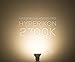 Hyperikon LED BR20 Bulb, 50 Watt (8W), DImmable Flood Light E26, 2700k, CRI90, UL, Energy Star