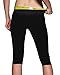 Rdfmy Women's Slimming Pants High Waist Body Shaper Neoprene Thermo Sweat Sauna Capris Leggings Shapewear XXL