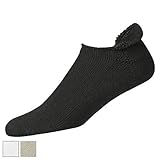FootJoy ComfortSof Men's Roll-Top Socks - Black (7-12)