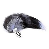 Soft Fox Tail with Plug, Women Men Cosplay Costume Accessories for Novelty Party Supplies