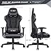 Furmax Gaming Office Chair Ergonomic High-Back Racing Style Adjustable Height Executive Computer Chair,PU Leather Swivel Desk Chair (Black)