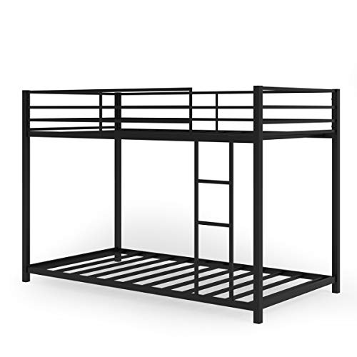 Giantex Metal Bunk Bed Twin Over Twin, Classic Bunk Bed Frame with