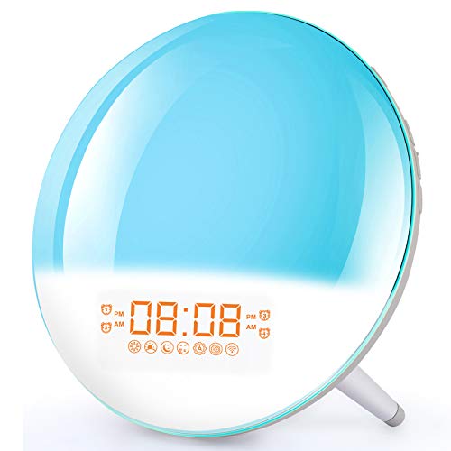 Smart Wake Up Light Alarm Clock Sunrise Alarm Clock Bedside Night