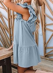 Dokotoo Womens Fashion Sleeveless Tank Dress Sexy