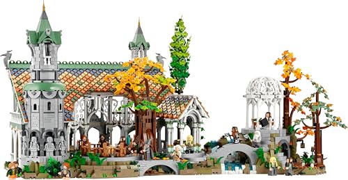 LEGO Icons Der Herr Der Ringe: Bruchtal - Modellbau für Erwachsene - Kreatives Spielzeug mit 15 Minifiguren mit Gandalf, Legolas, Aragorn & Frodo - Kontruktionsspielzeug zum Sammeln - 10316 9