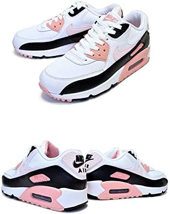 Amazon ナイキ ウィメンズ エアマックス 90 143 Wmns Air Max 90 White Light Soft Pink Black レディース スニーカー Am90 ホワイト ピンク 並行輸入品 Nike ナイキ スニーカー