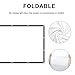 MINC 120 inch Projector Screen 16:9 HD Foldable Anti-Crease Portable Projection Movies Screen for Home Theater Outdoor Indoor Support Rear Projection