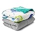 Sweetzer & Orange Weighted Blanket for Kids 5lbs Heavy Blanket, Best for 42-63lb Children - Warming and Cooling Weighted Comforter with Minky Cover (5lb, Sleepy Dinosaurs)