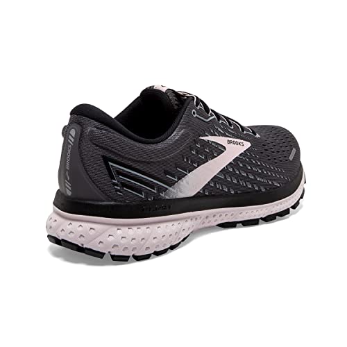 Brooks Women's Ghost 13 Running Shoe Black/Pearl/Hushed Violet 7