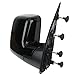 SCITOO Towing Mirror Passenger Side Fit for Ford Exterior Accessories Mirror Fit 2002-2008 for Ford E150 E250 E350 E450 E550 Van with Duel Glass Foldable Manual Controlling Features