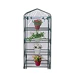 Blissun 4 Tier Mini Greenhouse, 27"L x 19"W x 62"H