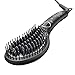 Jinri Straightening Brush, Ceramic Ionic Hair Straightener Brush for Hair Care, Hair Straightener Comb with LED Display, Auto-off and Auto Temperature Lock Black