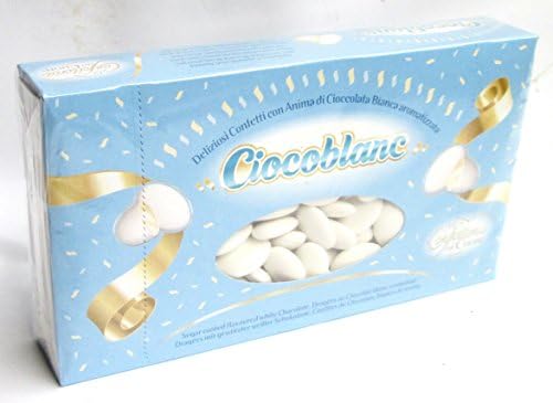 Amarischia: "Ciocoblanc" Almond Dragees, Assorted Flavours (Banana, Lemon, Orange, Pineapple, Strawberry, Vanillin) 1000g 35.2oz [ Italian Import ]