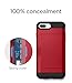 Spigen Slim Armor CS Designed for iPhone 8 Plus Case (2017) / Designed for iPhone 7 Plus Case (2016) - Red