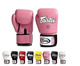 Fairtex Muay Thai-Style Boxing/Sparring Gloves, BGV1 -Pink, Size: 10 -16 oz. (12 oz)