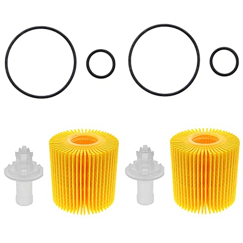 Engine Oil Filter Element for Toyota Lexus, Filter Cartridge With Drain