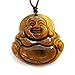 Tiger Eye Exquisite Tibetan Buddhsit Happy Buddha Amulet Pendant