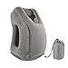 LIVEHITOP Inflatable Travel Pillow, Portable Head Support Nap Pillow for Airplane Train Office School, Perfect Small Gift for Family Friends Colleagues