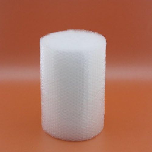 12" By 30 Ft Perforated Small Clear Bubble Cushioning Wrap Roll (3/16")