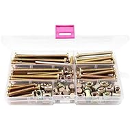 Baby Bed Crib Screws Hardware Replacement Kit, binifiMux 100pcs 1/4-20