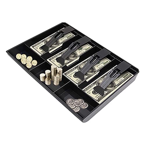 Cash Register Drawer Insert Tray Cash Money Tray,Portable Currency