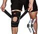 Hinged Knee Brace Support with Strap & Side Patella Stabilizers for Protection & Pain Relief for Arthritis, Meniscus Tear, ACL, MCL - Sports Compression Wrap for Running & Recovery - Men & Women