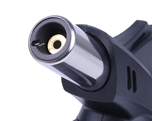 Culinary Butane Torch - Cooking Kitchen Blow Torch - DIY Chefs Torch for Creme Brulee - Searing, Glazing, Roasting, Soldering, Light Welding or Brazing - Professional Quality Home Cooking or Repairs