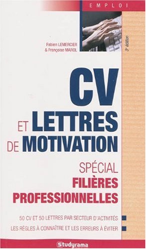 CV et lettres de motivation