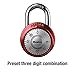 Master Lock 1561DAST Locker Lock Combination Padlock, 1 Pack, Colors May Vary
