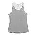 Tsmile Clearance Summer Women Lace Vest Tank Tops T-Shirt Sleeveless Casual Short Tops Blouse (Gray, XL)