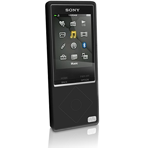iGadgitz Black Silicone Skin Case Cover for Sony Walkman NWZ-A15 NWZ-A17 NW-A25 NW-A27 8GB 16GB 32GB & 64GB + Screen Protector - Thumbnail 7