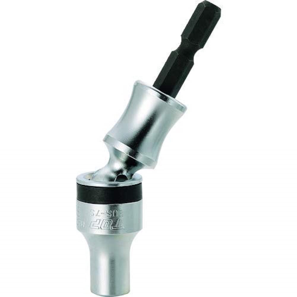 トップ (TOP) 電動ドリル用 ユニバーサルショートソケット 対辺7㎜ 首振り30° 全長84.5㎜ EUS-7S 燕三条 日本製 の商品画像