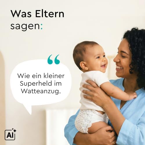 hautfreundliche Windeln, Monatsbox, Größe 3 (6+ kg), 174 Stück