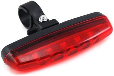 Hossen Ultra Bright 5 LED Bike Bicycle Rear Back Lamp Light