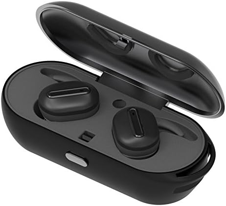 Elftear Air-TWS Bluetooth Wireless Earbuds, Bluetooth 4.2 True Wireless Stereo Headphones In-ear Headsets with Mic & Secure Fit Sweatproof Sports Earphones for IOS Android (Black)