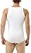 Underworks Mens Compression Tanksuit Girdle Shirt X-large White