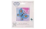 Needleart World Butterfly Sparkle Diamond Embroidery Kit, 4.75