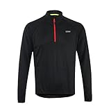 Cuzaekii Mens Long Sleeve Cycling Jersey MTB Bike Shirt Clothing for Summer & Cool weather