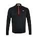 Cuzaekii Mens Long Sleeve Cycling Jersey MTB Bike Shirt Clothing for Summer & Cool weather