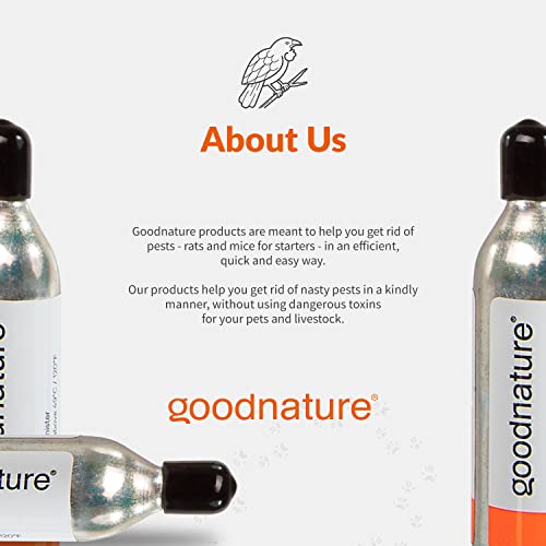 Goodnature CO2 Canister, Carbon Dioxide Canister for A24 Rat & Mouse