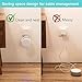 (UPGRAGE Version) Jovitec 1 Pack Outlet Wall Mount Hole-Free Stand Holder for All-New Echo Dot 3rd Gen, Compact Bracket with Cable Management, No Messy Wires, No Need to Drill Holes (White)