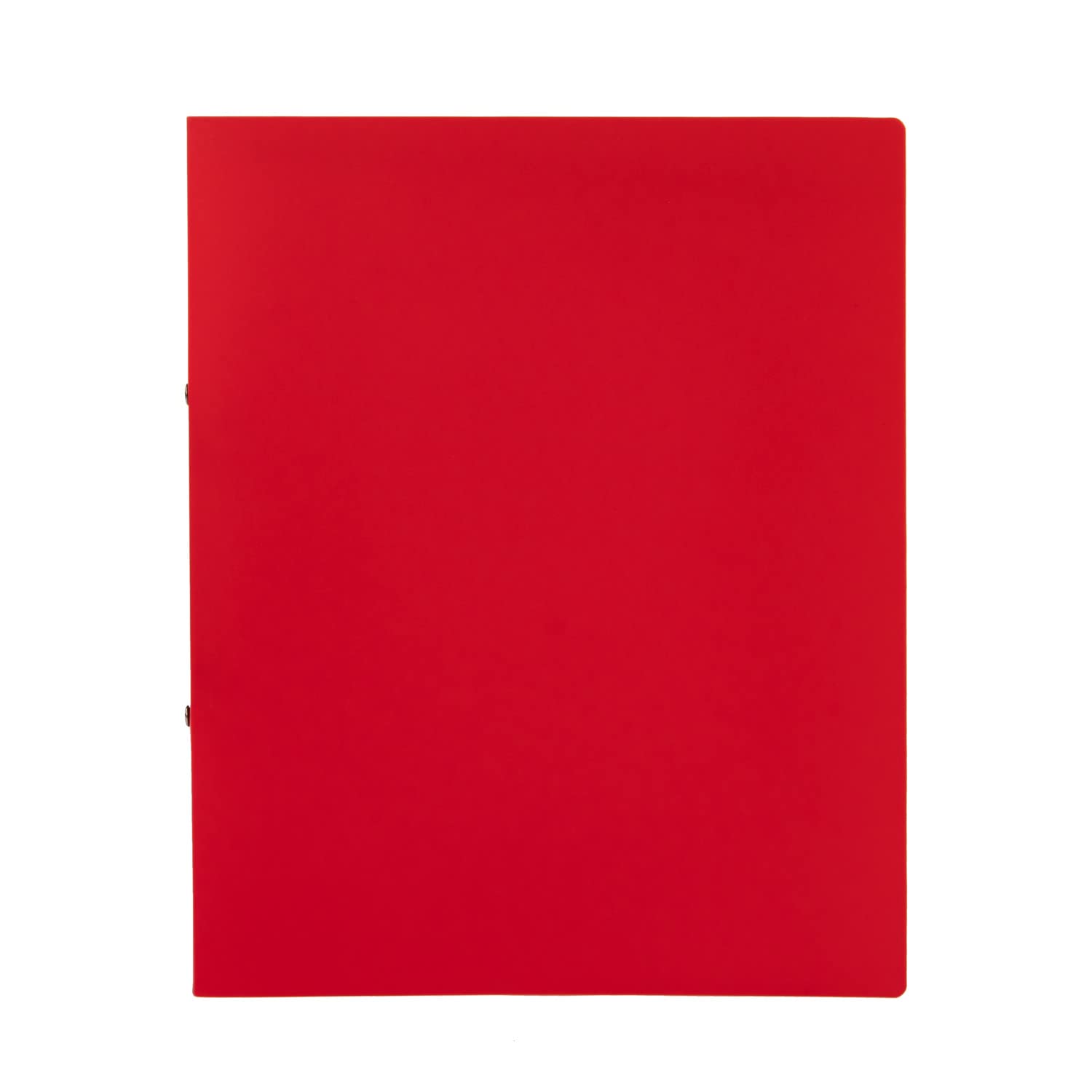 Idena 10432 Ring Binder in DIN A4 Format, 2-Ring Mechanism with 16 mm Diameter, 20 mm Spine Width, Red, 1 Piece