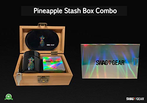 3 Rainbow+Pineapple+Stash+Box+Combo