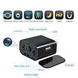 fomei Hidden Camera Spy Camera Night Vision WiFi Wireless Full HD 1080P Security Camera Motion Activated Indoor Outdoor Small Nanny Cam for Cars Home Apartment