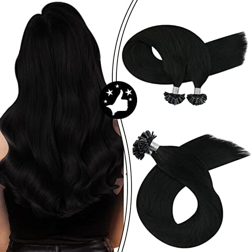 Moresoo U Tip Hair Extensions Human Hair 22 Inch Keratin Hair