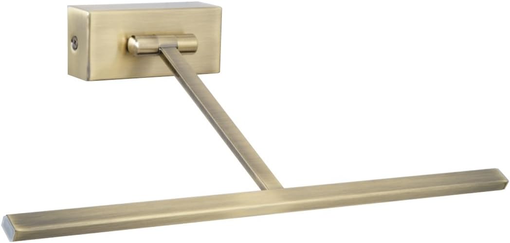 LED Picture Light Antique Brass Low Energy