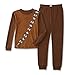 Star Wars Little Boys 4 Piece Cotton Pajamas Set Chewbacca & Stormtrooper