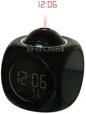 Eforchina 4 In 1 (Lcd Time Display, Alarm, Time Projection, Led Backlight, Talking) Lcd Clock